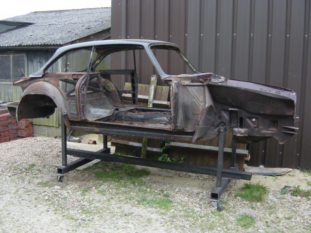 The'68 GT Junior all outer panels removed ready to go to Cleaning The'68 GT Junior all outer panels removed ready to go to Cleaning