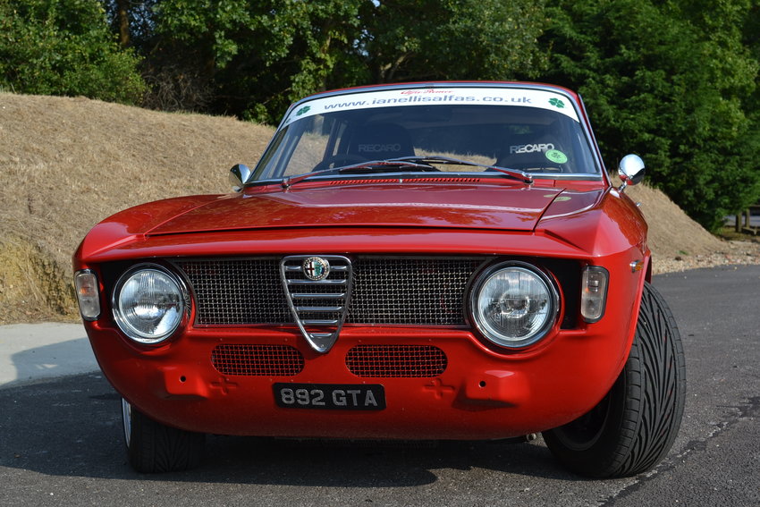 Alfa GTA recreations and bespoke builds. S Rothon GTA front